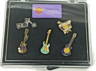 Hard Rock Hotel Vegas Hotel Limited Edition Mini Pin Set " Teddy Bear Pins "
