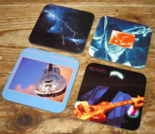 Dire Straits Mark Knopfler Album Cover Coaster Set