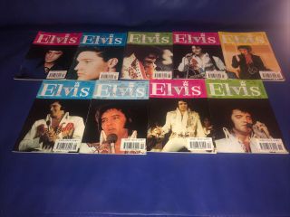 Elvis Monthly Magazines 38th Year X9 446,  447,  450,  451,  452,  453,  454,  455,  456