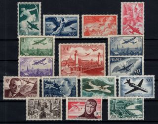 Q139959/ France – Airmail – Years 1936 - 1959 Mnh / Mh – Cv 140 $