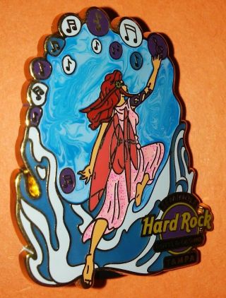 Hard Rock Cafe Hrc Seminole Tampa Fl Fairy Music Girl Collectible Pin /le