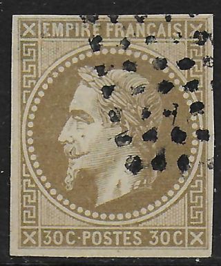 French Colonies Stamps 1871 Yv 9 Canc Vf