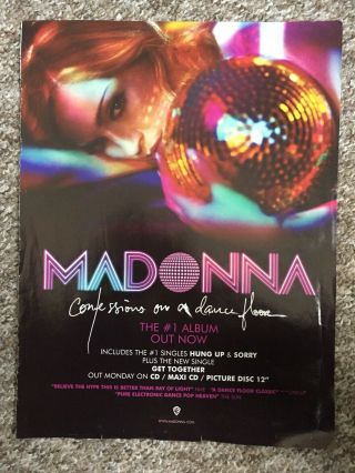 Madonna Confessions On A Dance Floor Full Page Advert Clipping