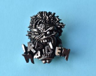 Iron Maiden Eddie,  Crunch Pin Badge Rock Music Heavy Metal