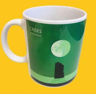 Mike Oldfield Crises 1983 - Album Cover On A Mug.