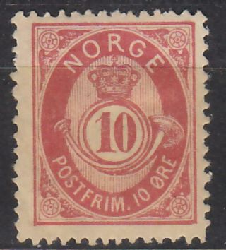 Norge / Norway - 10 Ore 1886 Mi.  : 45 - Mh