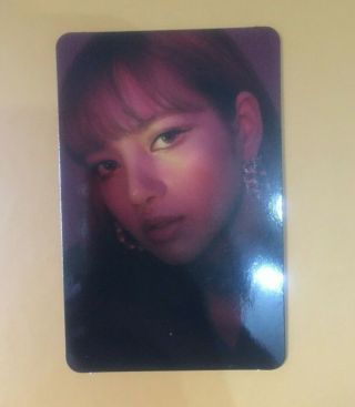 Kpop Blackpink Official Square Up Lisa Photocard Black Ver Concept Ver