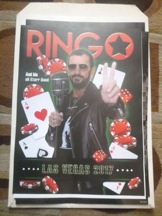 Ringo Starr Concert Poster Las Vegas Thick Stock 3