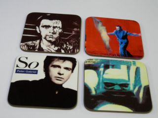 Peter Gabriel Album Cover Coaster Set
