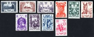 Russia Ssr 1939 Set Of Stamps Zagor 591 - 600 Mh Cv=100$