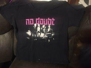 No Doubt Band Shirt Gwen Stefani V - Neck Women 