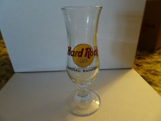 Hard Rock Cafe Nassau,  Bahamas Mini Hurricane Shot Glass Classic Logo