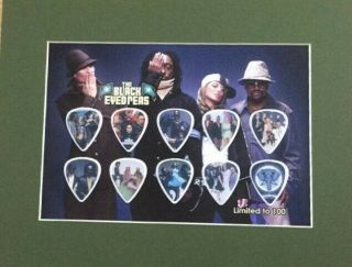 Black Eyed Peas Matted Picture Guitar Pick Limited Where Is The Love