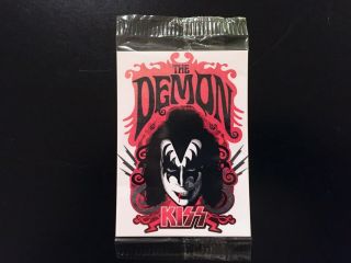Kiss Deluxe Ultra - Premium Trading Card • The Demon Gene Simmons Box Topper Card