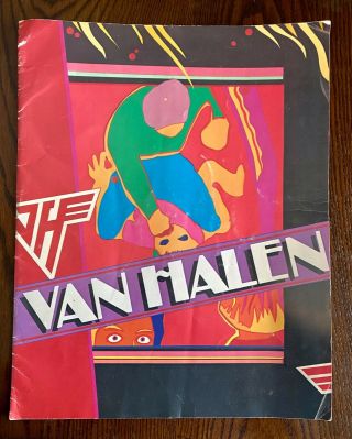 Van Halen Fair Warning Tour Brochure 1981
