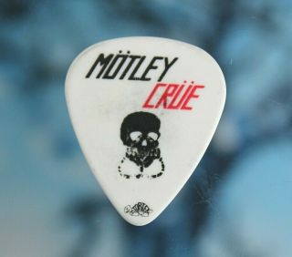 Motley Crue // Mick Mars 2009 Saints Tour Guitar Pick // White Plectrum