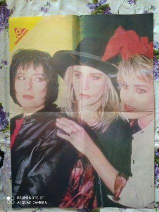 Bananarama Vintage Poster Pop Music 80s Venus Madonna Prince