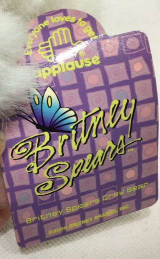 Applause Britney Spears Plush Polar Bear 9”: J4 3
