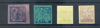 Norway Local - Norge Bypost - 4 Stamps =drammen = /  - - F/vf @1