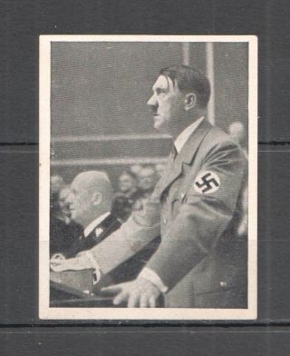 H0816 Deutsches Reich Adolf Hitler World War Ii Rare Photographs Cigarette Cards