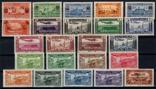 G139056/ French Syria – Years 1936 - 1938 Mnh / Mh Semi Modern Lot – 105 $