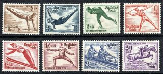 Germany - 1936 Olympics - Full Set - Hinged