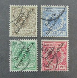 Nystamps German South West Africa Stamp 1 - 4 $46 N6x3184