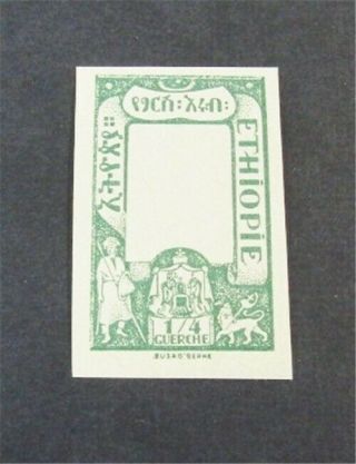 Nystamps Italy Ethiopia Stamp Og H Center Missing Error J22x3212