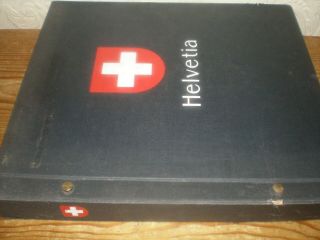 M467 Swiss Helvetia Davo Album,  A Few Stamps Left In Switzerland