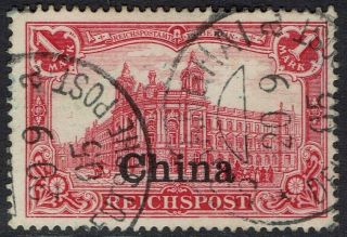 German Po In China 1901 Reichpost Gpo 1mk
