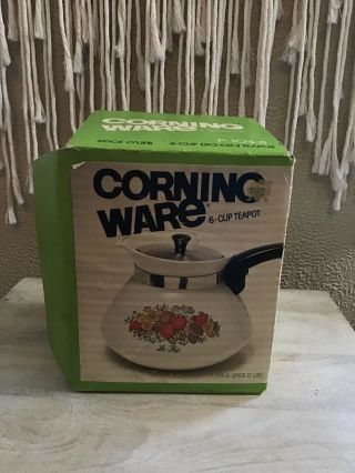 Vintage Corning Ware Tea Pot - 6 Cup - Spice O’ Life