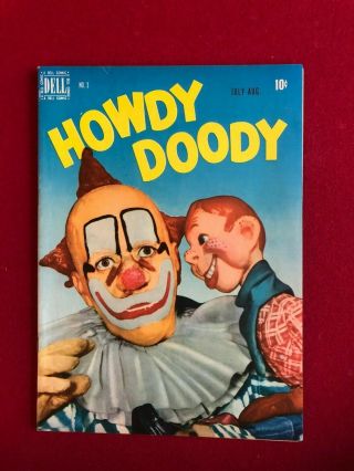 1950,  Howdy Doody,  " Dell " Comic Book No.  3 (scarce / Vintage)