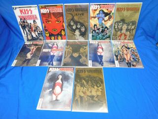 Dynamite Kiss / Vampirella 1 2 3 4 5 Full Set,  7 Variants Photo Covers