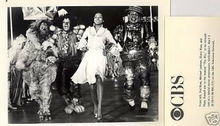 Michael Jackson Diana Ross The Wiz Orig 1984 Cbs Photo