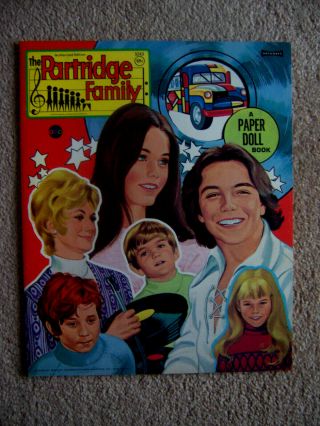 Vintage 1972 The Partridge Family Cut Out Book -