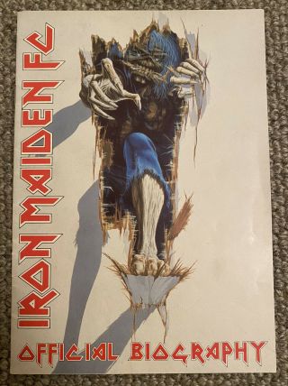 Iron Maiden Fc Biography - Very Rare 1985 Fan Club Extra.