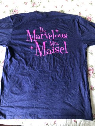 The Marvelous Mrs Maisel Promo T Shirt Rare,  Season 2 Construction Crew Xl
