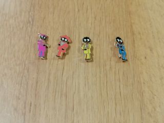 The Beatles - Set Of 4 Pin Badges - Sgt.  Peppers - Politically Incorrect