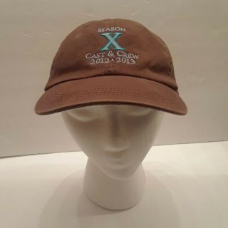 Ncis Season X Cast And Crew 2012 - 2013 Hat Adult Brown Buckle Strap
