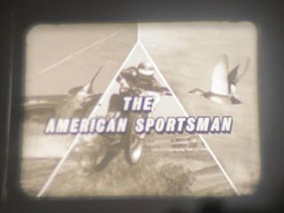 16mm Tv Show “the American Sportsman”,  Abc Network Print,  Commercials