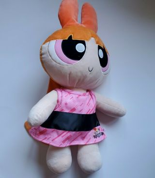 Rare 19 " Build A Bear The Powerpuff Girls Blossom Stuffed Plush With Outfit