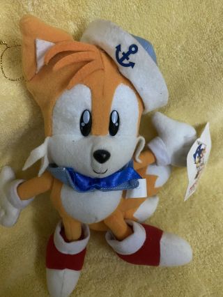 Rare Sega Sonic The Hedgehog 1994 Japan Sailor Summer Tails Plush