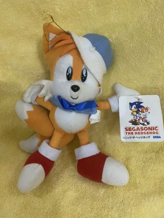 Rare Sega Sonic The Hedgehog 1994 Japan Sailor Summer Tails Plush 2