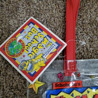 Vintage 1995 Scholastic ' s The Magic School Bus PVC Tote Bag 2