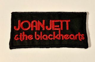 Vintage Joan Jett And The Blackhearts Early 80’s Patch Runaways Rare