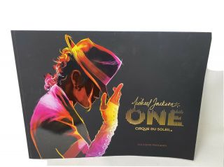 Michael Jackson " One " Souvenir Program,  Cirque Du Soleil,  12 X 16 1/4 "