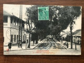 China Old Postcard Cholon Yunnan Yunam To Peking 1908