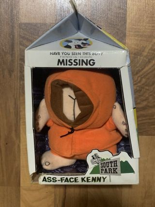South Park Ass Face Kenny Never Removed Fun4all 2002 Rare Milk Carton