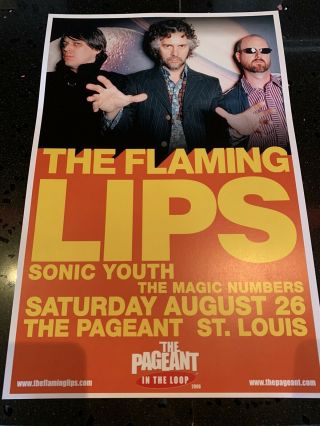Rare The Flaming Lips Poster - The Pageant 20th Anniversary Print