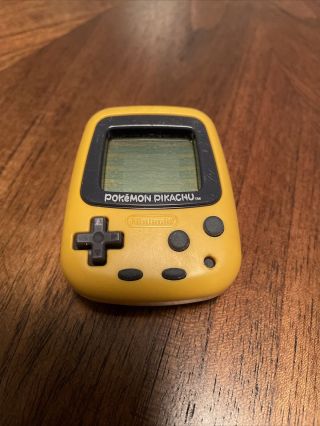 Pocket Pikachu Pedometer Pokemon Yellow Nintendo Virtual Pet Japan 348